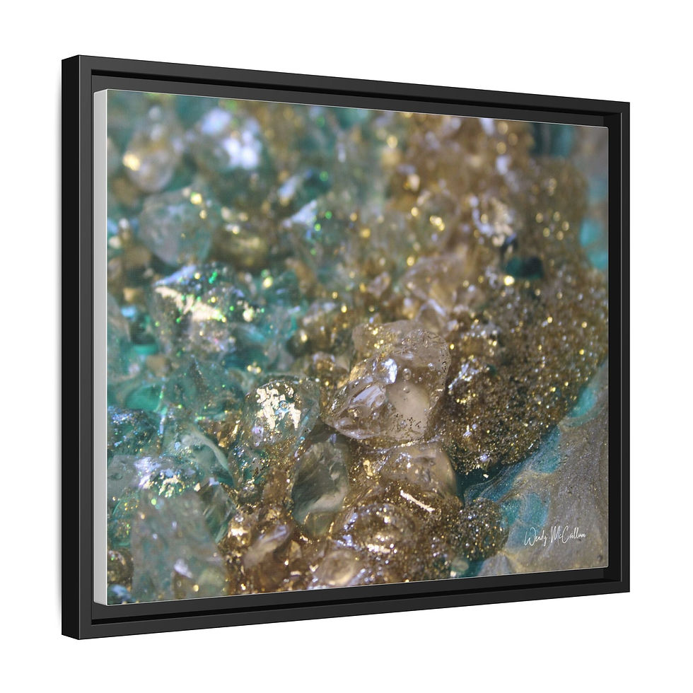 Thumbnail: Dioptase Framed Print - Opulence