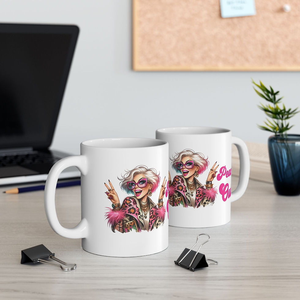 Thumbnail: Copy of Level TF Up – Sassy Empowerment Ceramic Mug (11oz & 15oz)