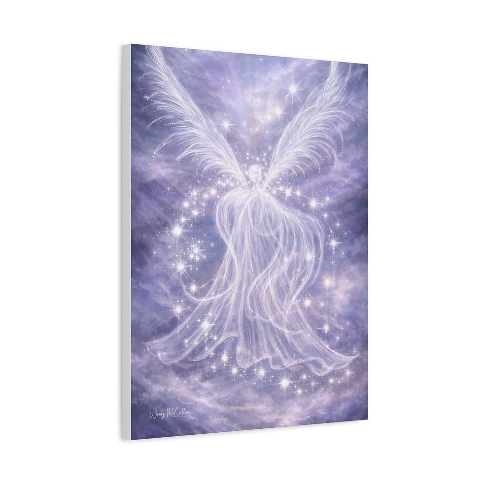 Thumbnail: Archangel Jeremiel Canvas Print– Reflection, Healing & Spiritual Insight