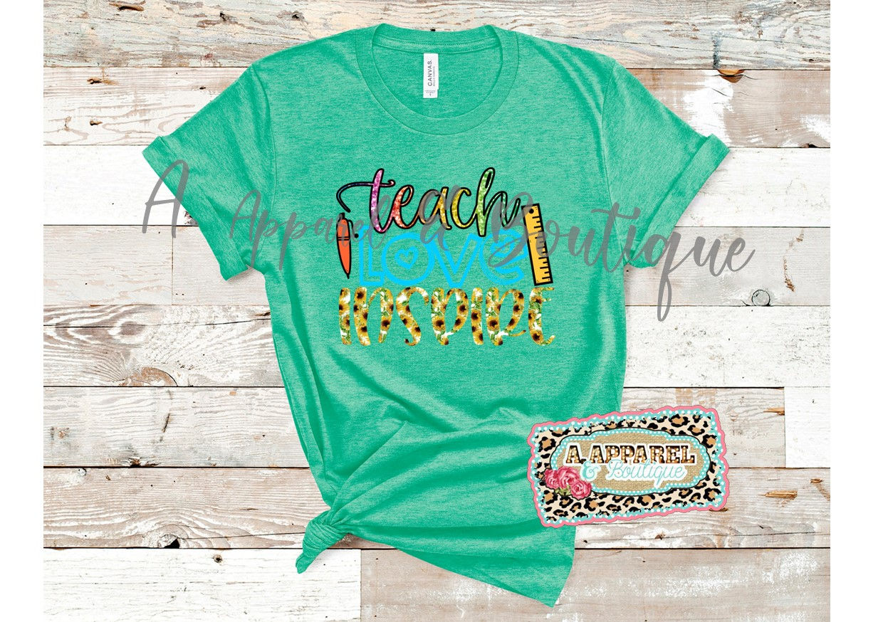 Teach Love Inspire Ruler