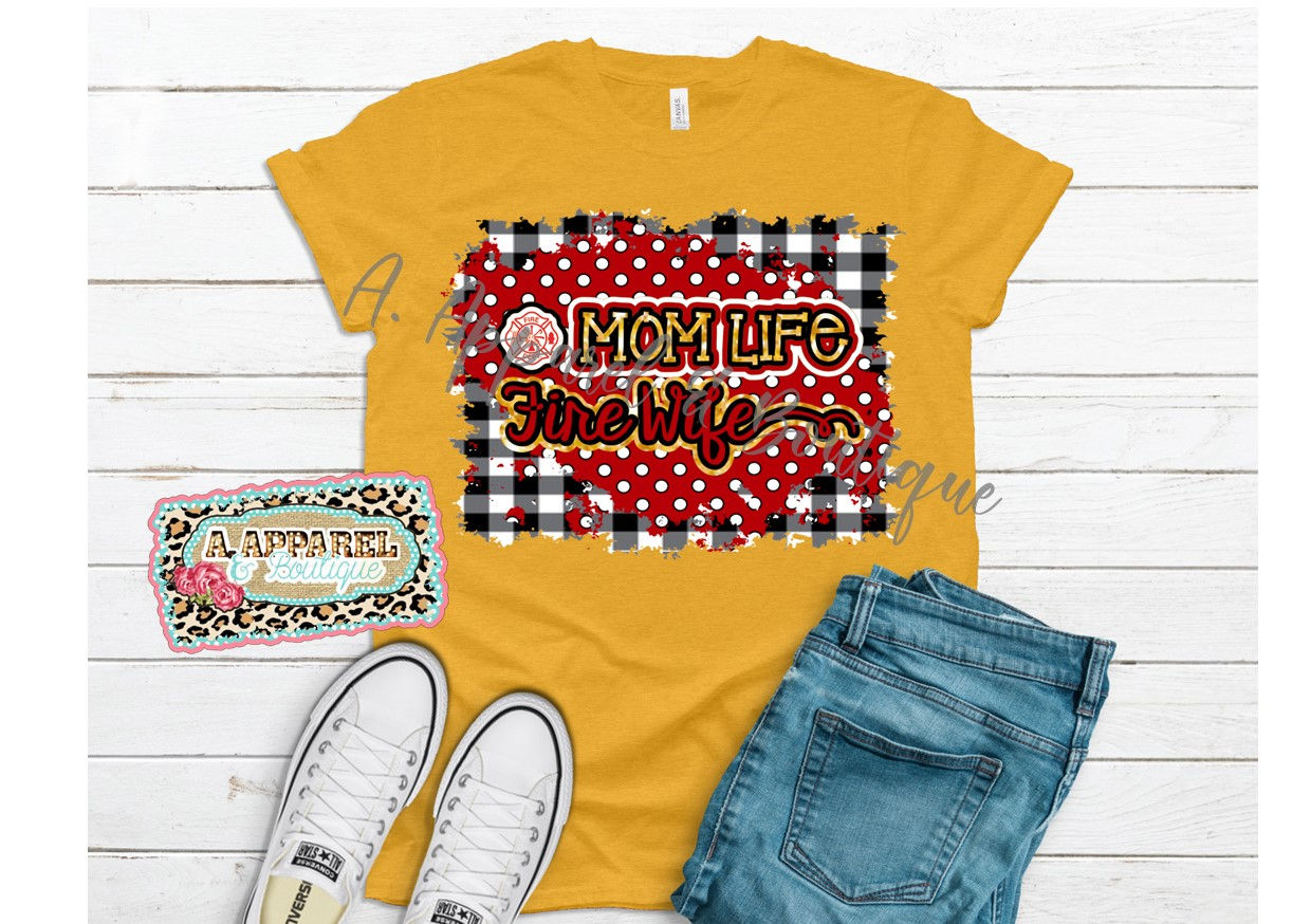 Mom Life Fire Wife Pattern