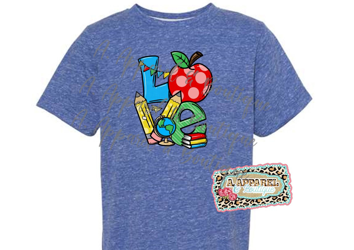 Whimsical Apple Love