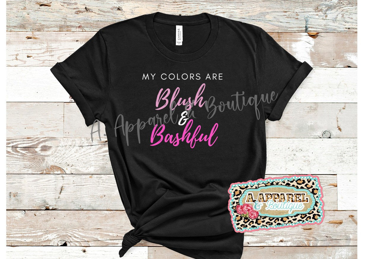 My Colors are Blush and Bashful