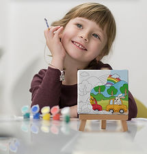 Çocuk boyama seti, çocuk hobi boyama seti, harita sepeti