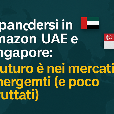 Espandersi in Amazon UAE e Singapore: Il futuro è nei mercati emergenti (e poco sfruttati)