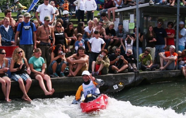 Eric Jackson competing at the World Championships