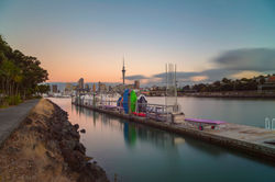 Auckland Skyline from Westhaven