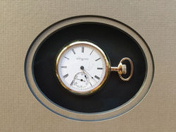 Antique pocket watch detail