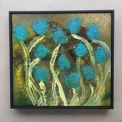 Abstract Floral panel painting