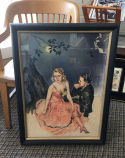 1940's illustration art original