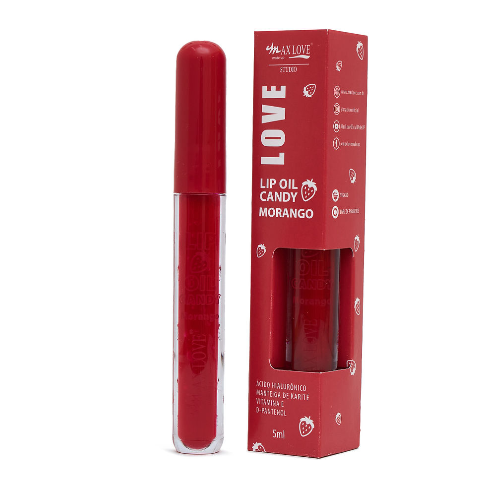 Miniatura: Óleo Labial Candy Frutas Brilho Labial Hidratante Max Love