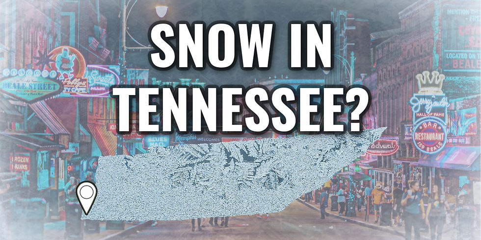 I Brought the Snow to Tennessee...Whoops.