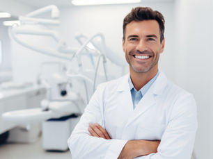 Dentist in a dental clinic representing DSO provider vacancy exposure and production capacity
