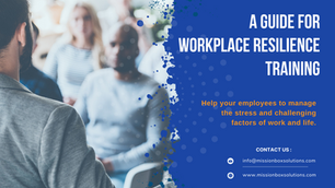 A Guide for Workplace Resilience Training