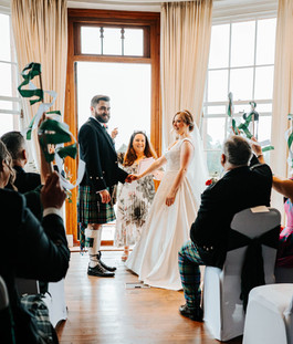 Ceremony in a Country Hall with gorgeous river view
