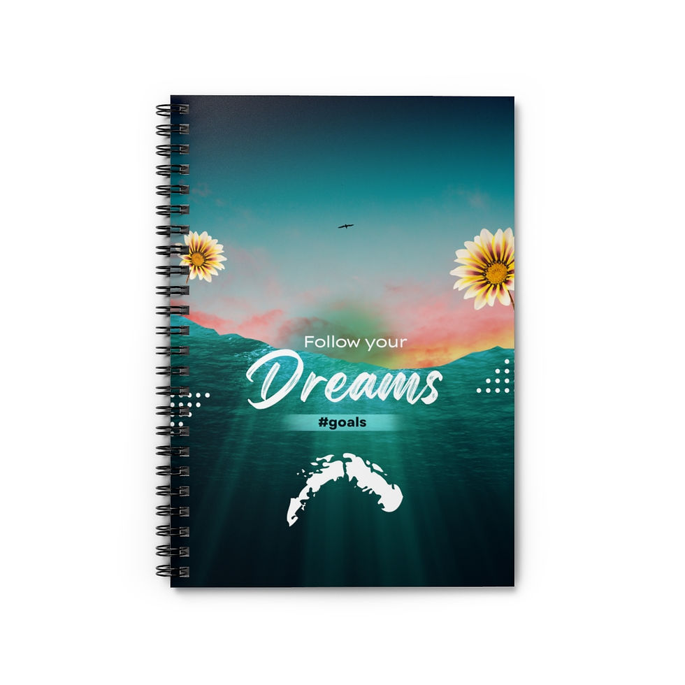 Custom Follow Your Dreams Notebook