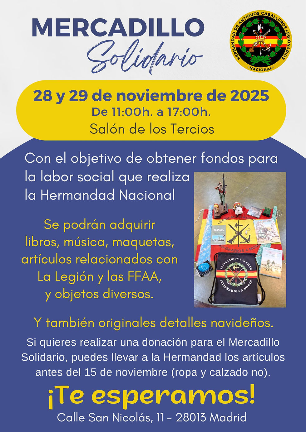 MERCADILLO SOLIDARIO - NOV25