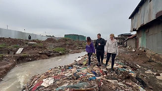 Xatoms team surveying pollution
