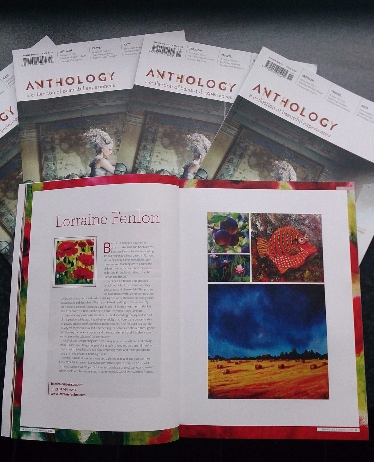 Featured Article in New Anhology Mag