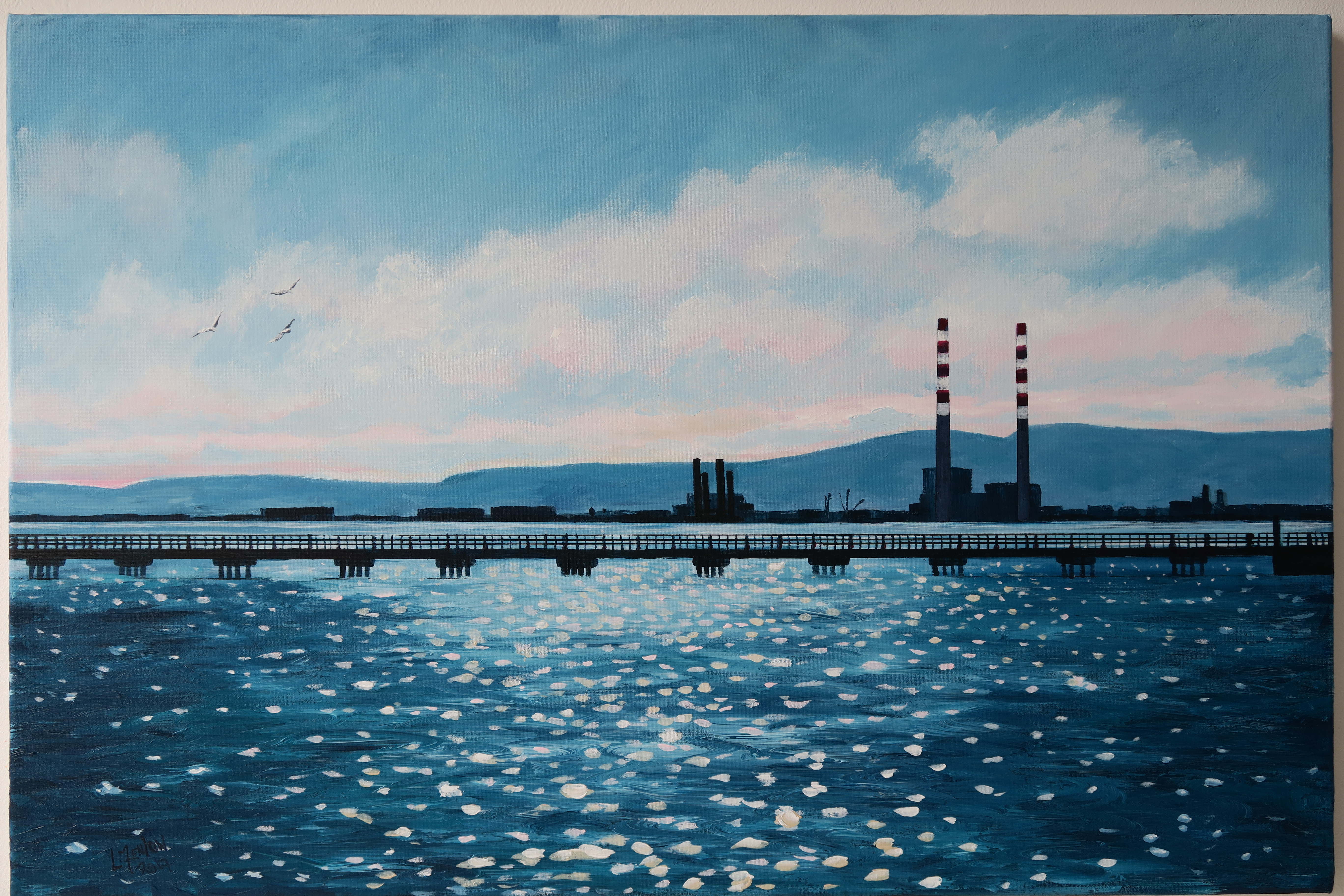 Wooden Bridge - to Poolbeg Print availab