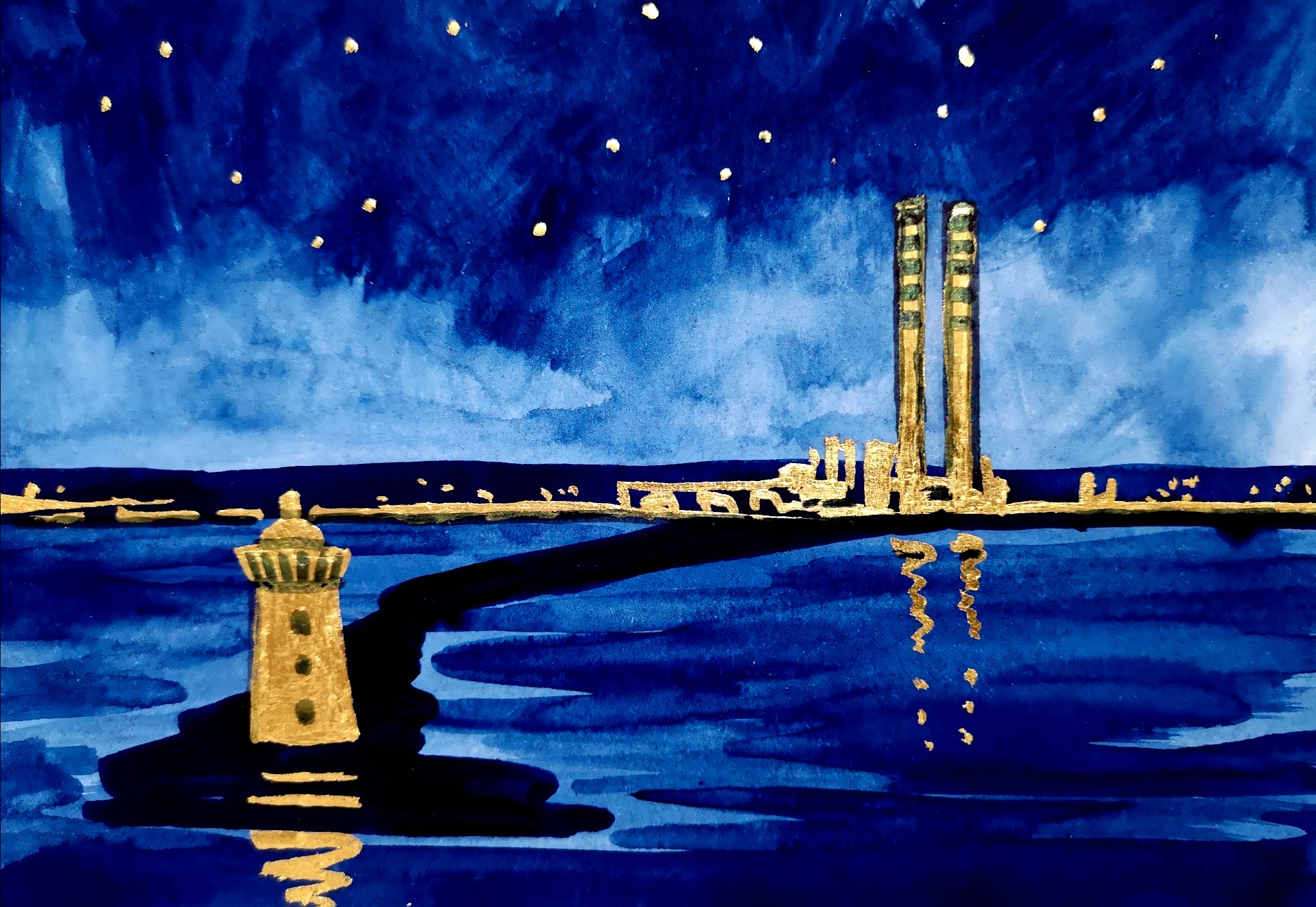 Sold - The Lighthouse & the Chimneys