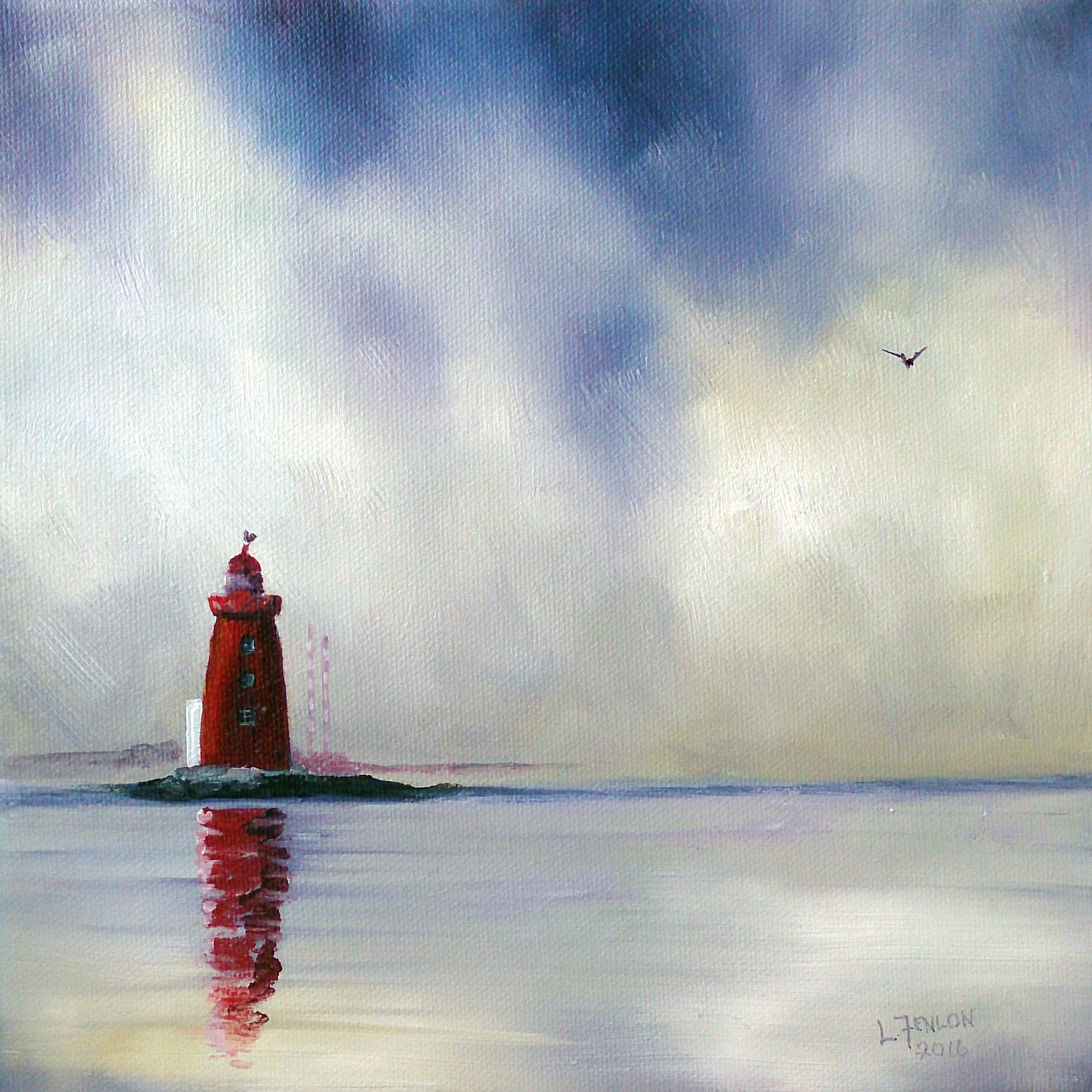 The Red Lighthouse Prints available