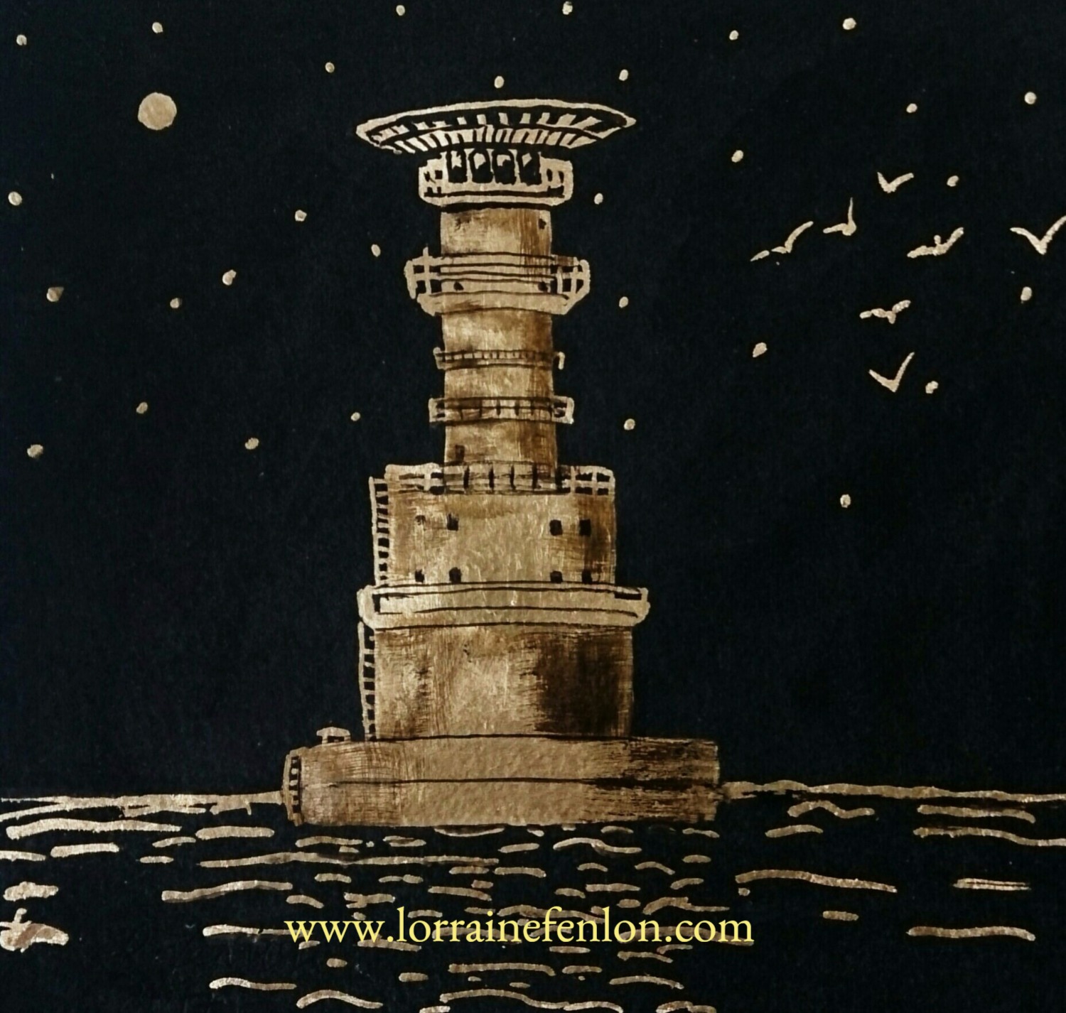 The Kish Bank Lighthouse