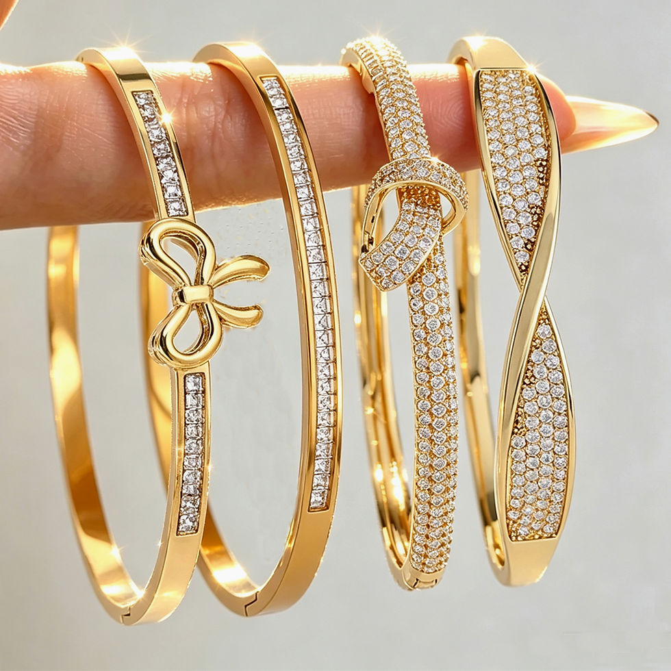 Thumbnail: Aurelia Luxe Bangle Collection