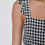 Thumbnail: Seduce in Gingham Midi Dress - Black