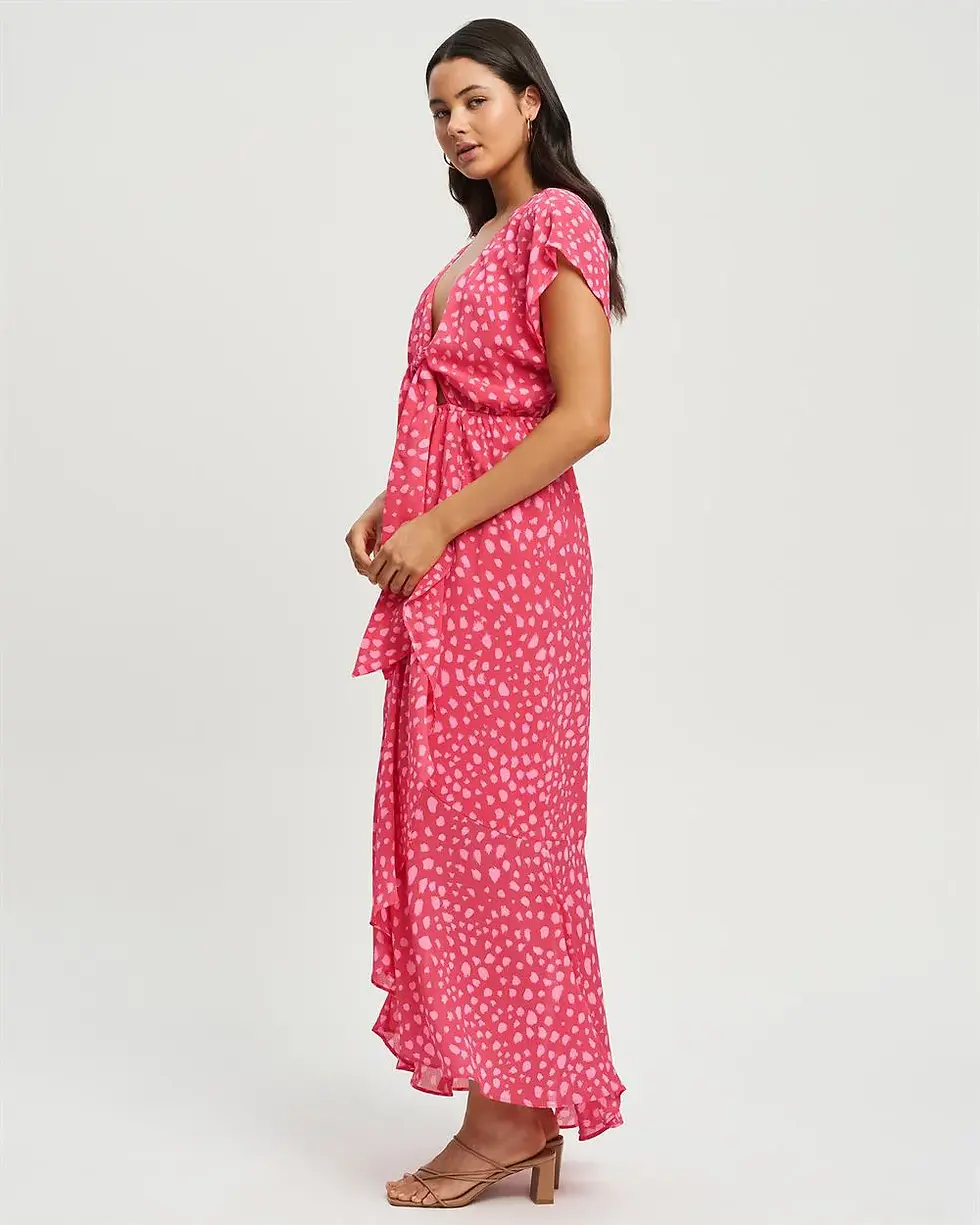Thumbnail: Bubblegum Maxi Dress - Pink