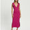 Thumbnail: Paris Midi Dress - Fuschia 