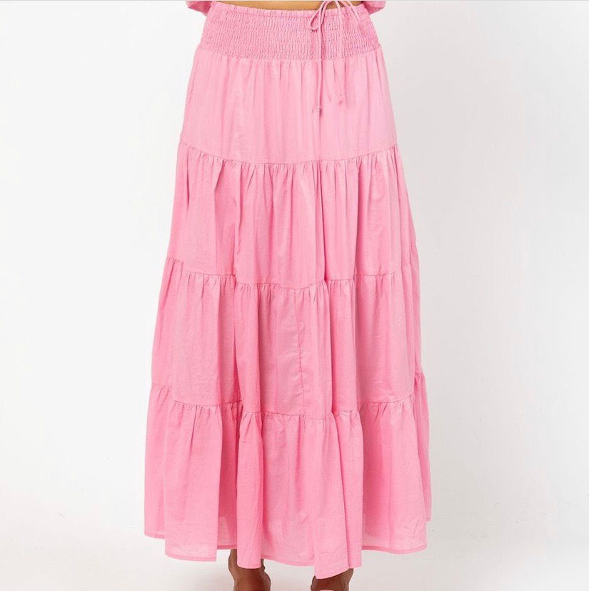 Thumbnail: Lover Lover Maxi Skirt - Pink