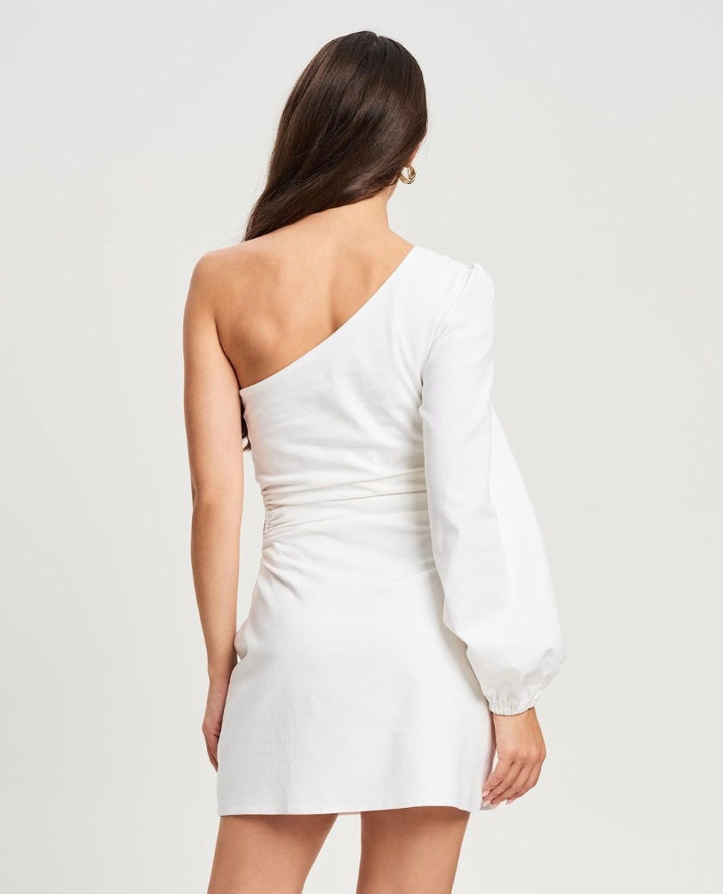 Thumbnail: Alexandra Midi Dress - White