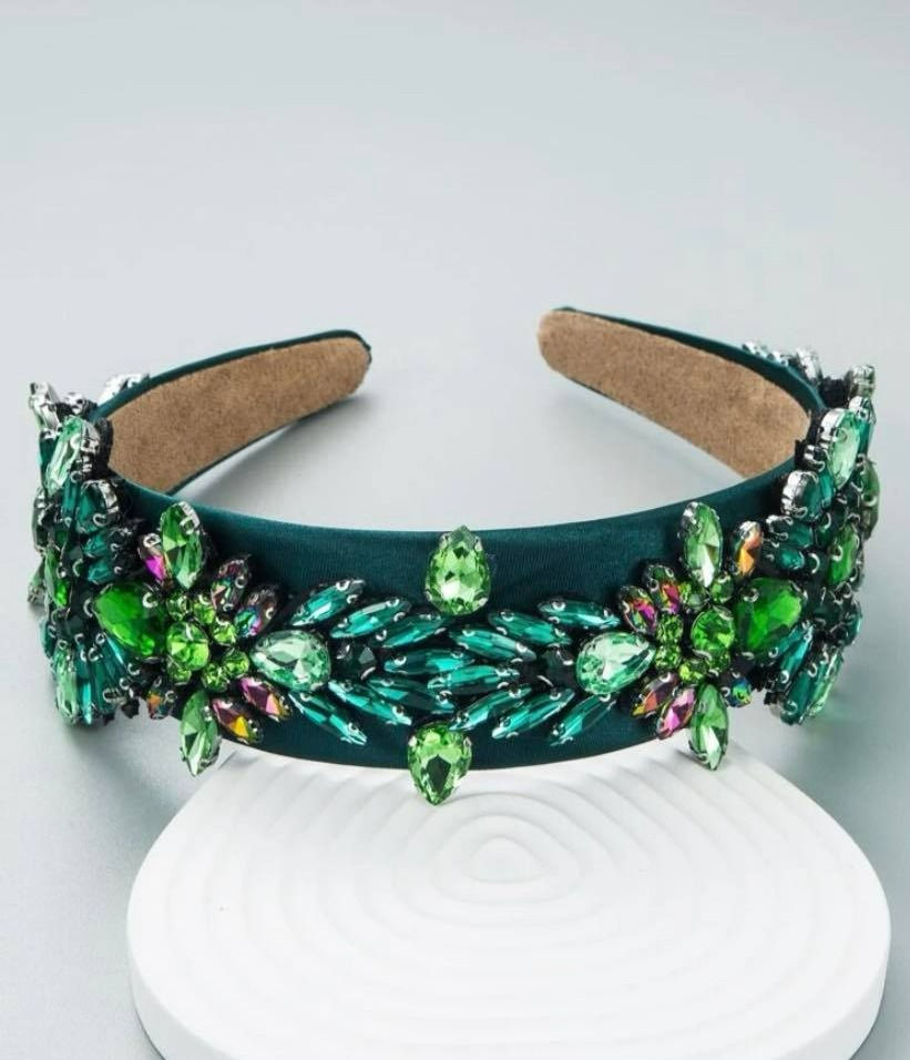 Thumbnail: Forest Glam Headband - Green