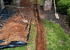 how to dig a trench in georgia