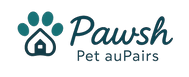 horizontal logo Pawsh Pet auPairs