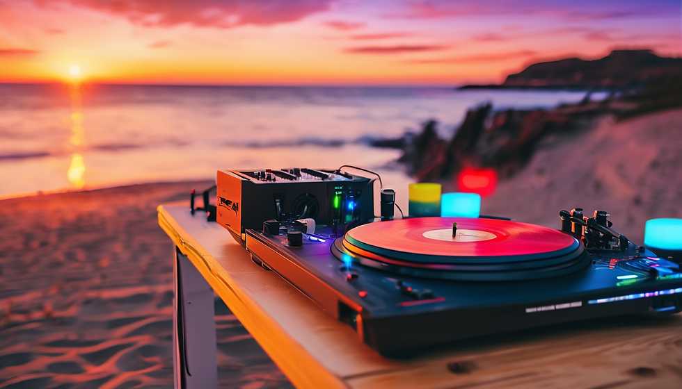 Beachside Sunset DJ Party