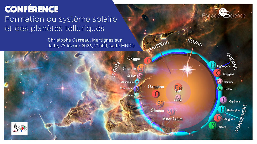 Conférence: Formation du système solaire