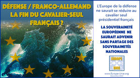 Défense européenne et couple franco-allemand: la fin du cavalier-seul français?