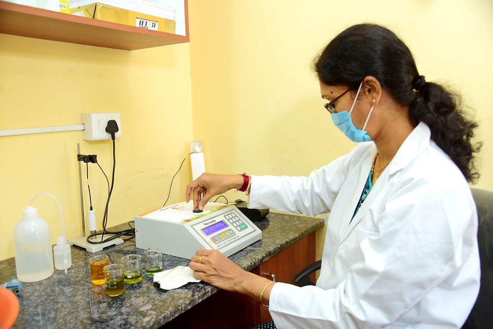 Women Entrepreneur Ms Roopa from Karnataka running a success Soil Testing Lab with Harvesto Soil Testing Kit