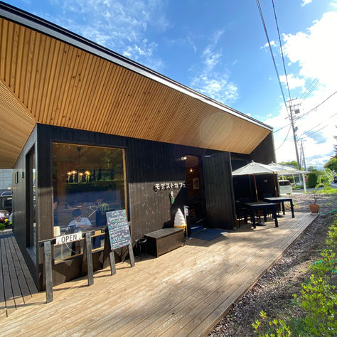 軽井沢イタリアンの名店のカフェ