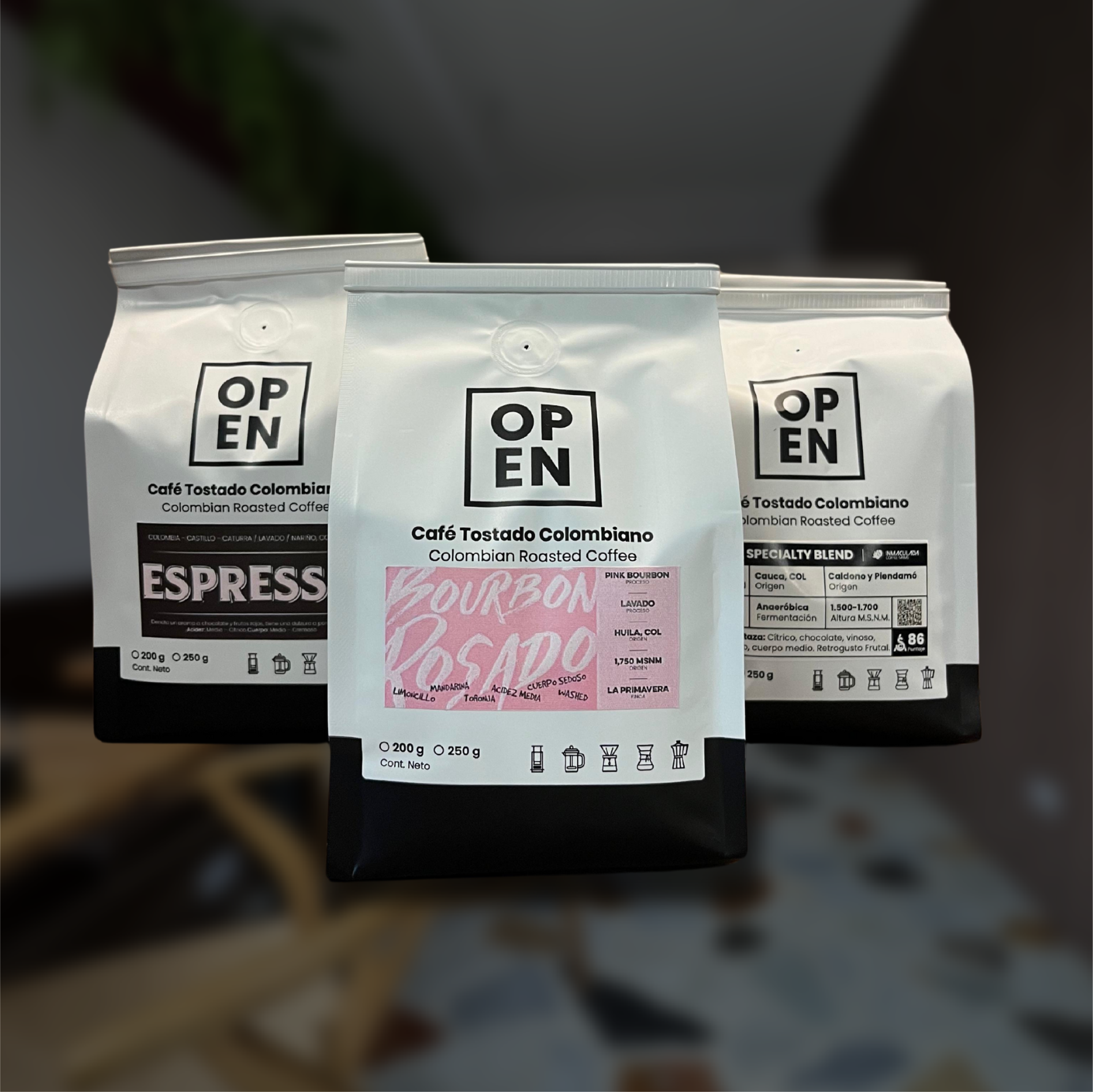 Open Bourbón Rosado