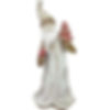 Porcelain Santa Beige w Red tree