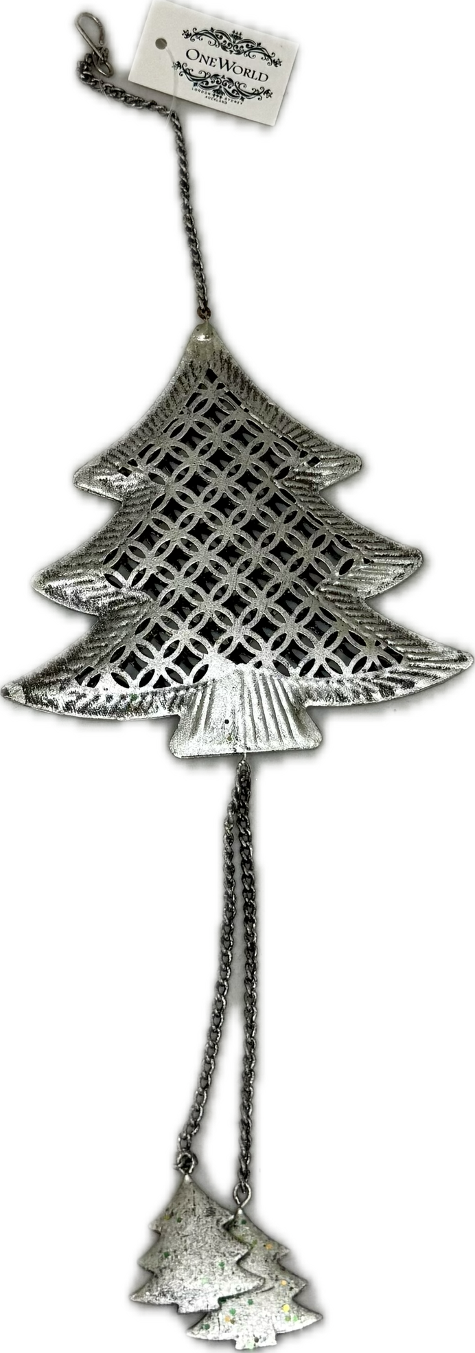 Christmas Metal tree Hanging Decoration Large