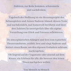 Tagebuch der Hoffnung Flyer S. 2