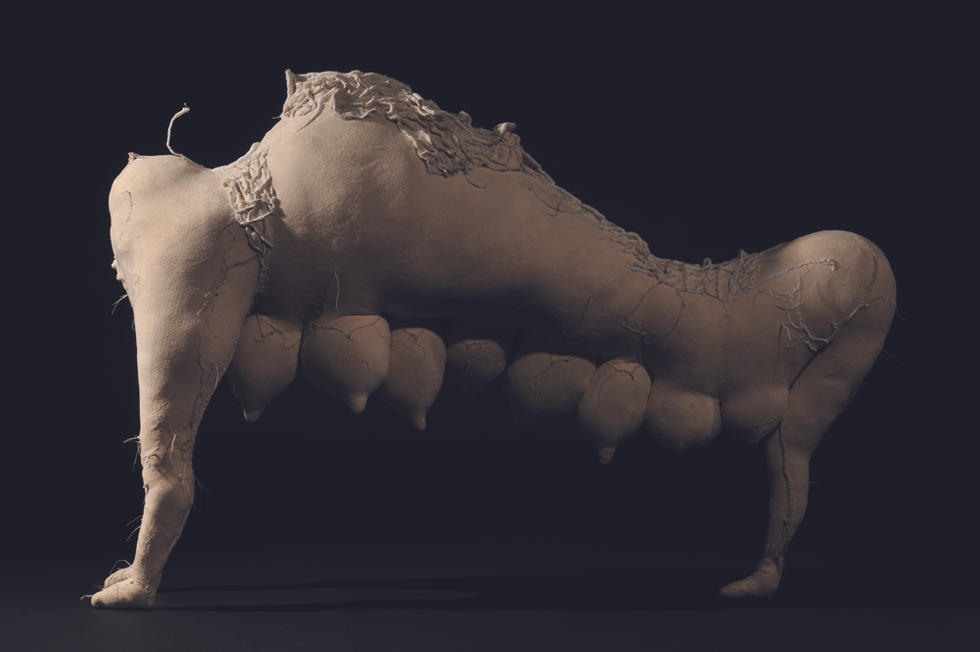 Mama, 2009, Fabric, 123×92×33cm, Jingyu Xu