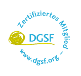 DGSF Mitgliedssiegel – zertifizierte systemische Beraterin und Therapeutin
