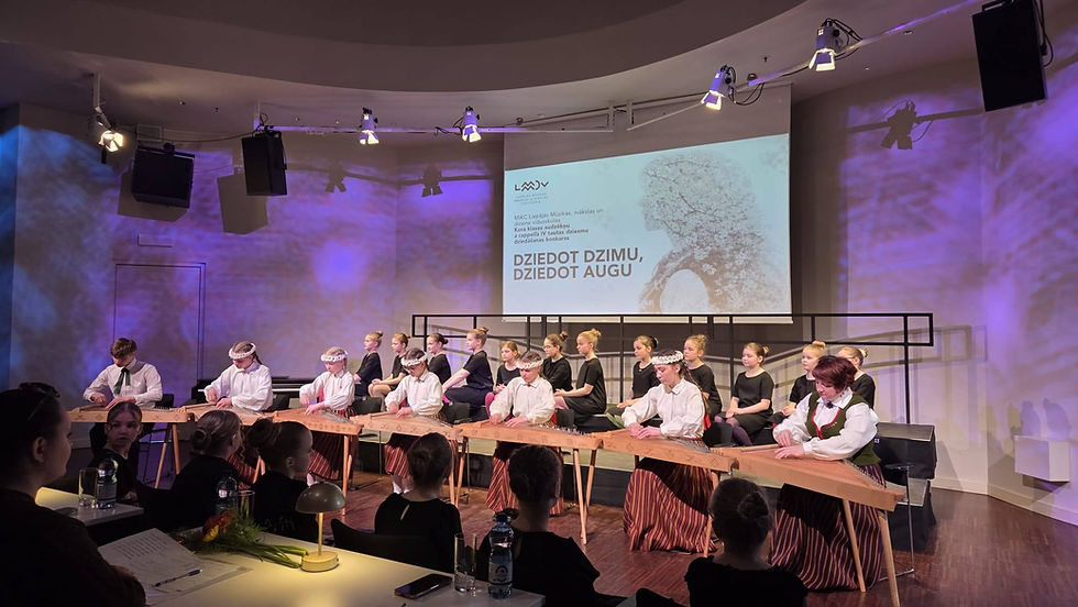 Tautasdziesmu dziedāšanas konkursa "Dziedot dzimu, dziedot augu" atklāšana