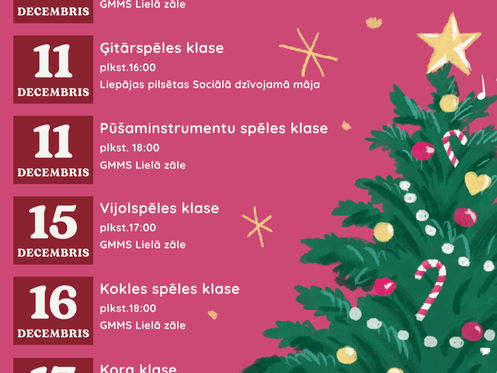 Aicinām uz Ziemassvētku koncertiem!