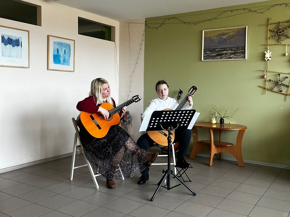 Koncerts Karostas sociālās dzīvojamās mājas Pensionāru dienas centrā